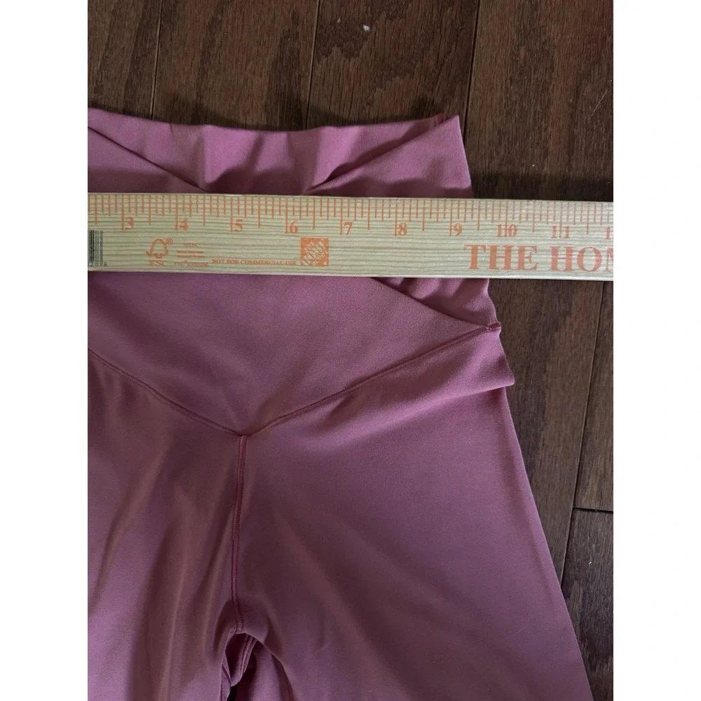 Aerie Crossover‎ Biker Shorts Women's S Pink High Rise Active Yoga